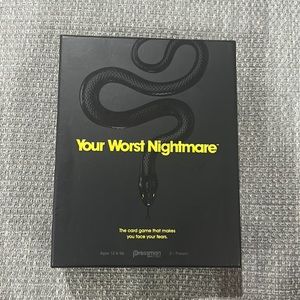 NWOT “Your Worst Nightmare” Pressman Card Game